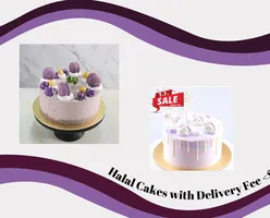 Halal Cakes with Delivery Fee <$9.90